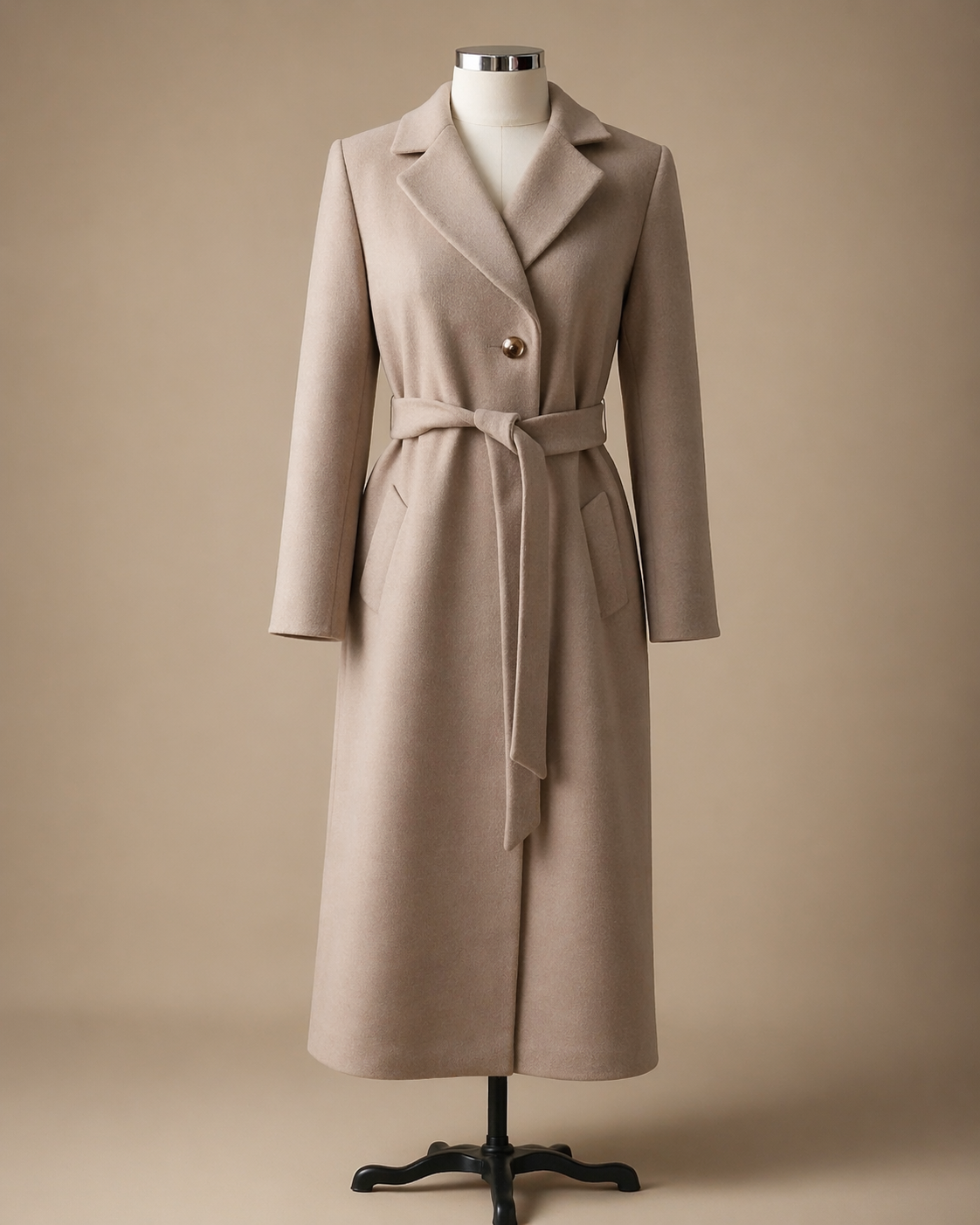 Noir Column Dress